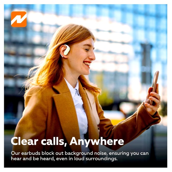 Nutshell Wireless Earbuds, 12H Nonstop, Customized App, Deep Bass, Clear Calls, - Picture 8 of 9